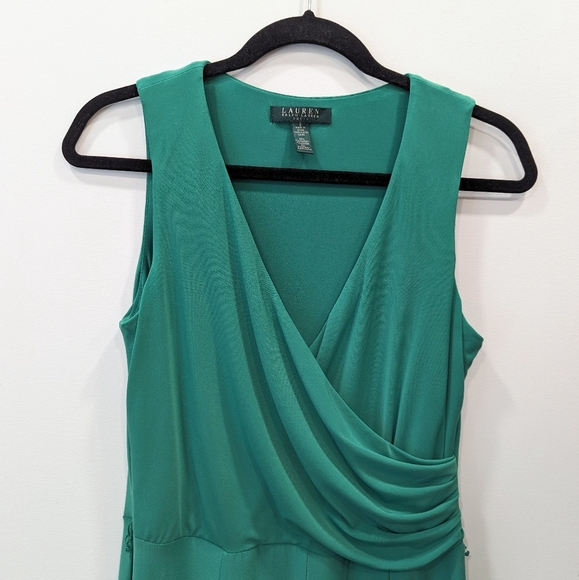 Lauren Ralph Lauren Wrap Front Jersey Dress - Picture 3 of 5